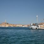 Eine perfekte Beschreibung: Rovinj, Boot, Meer