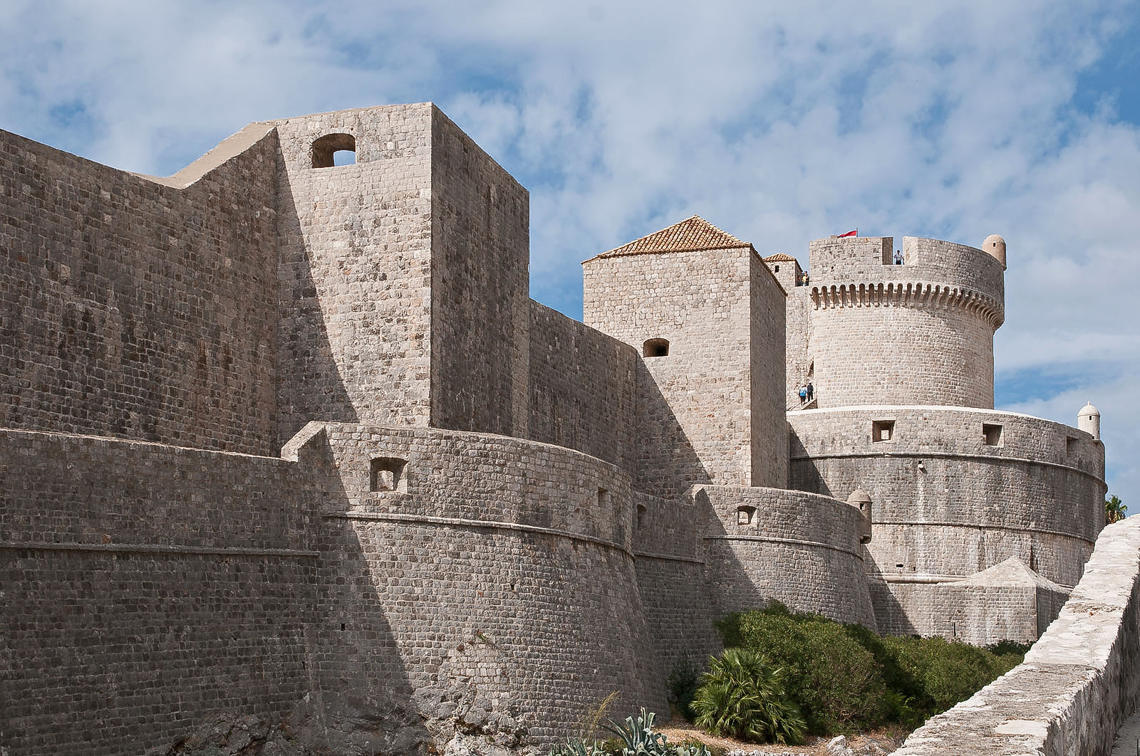 Eine Perle an der Adria, die kroatische Stadt Dubrovnik.