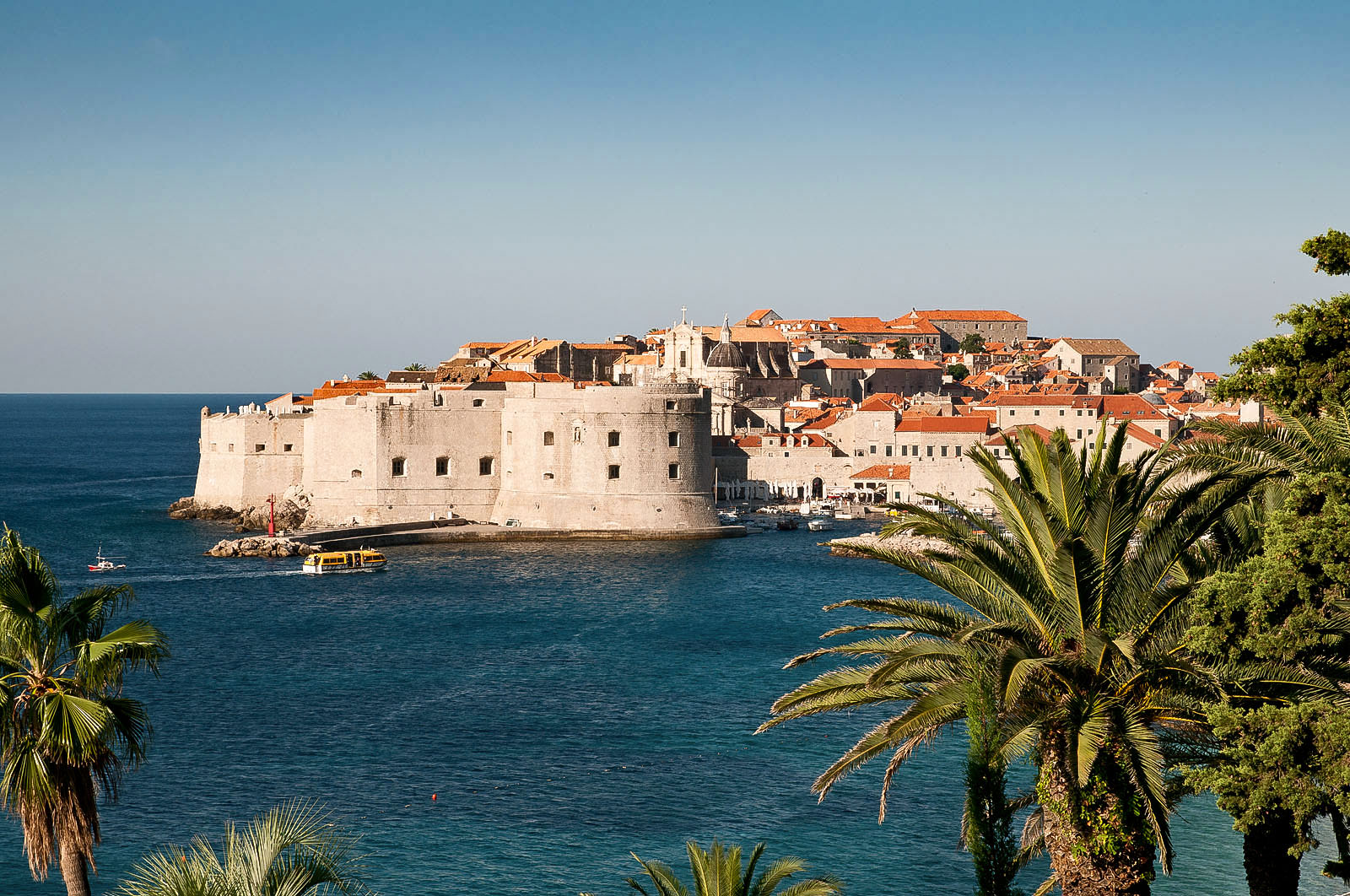 Eine Perle an der Adria, die kroatische Stadt Dubrovnik.