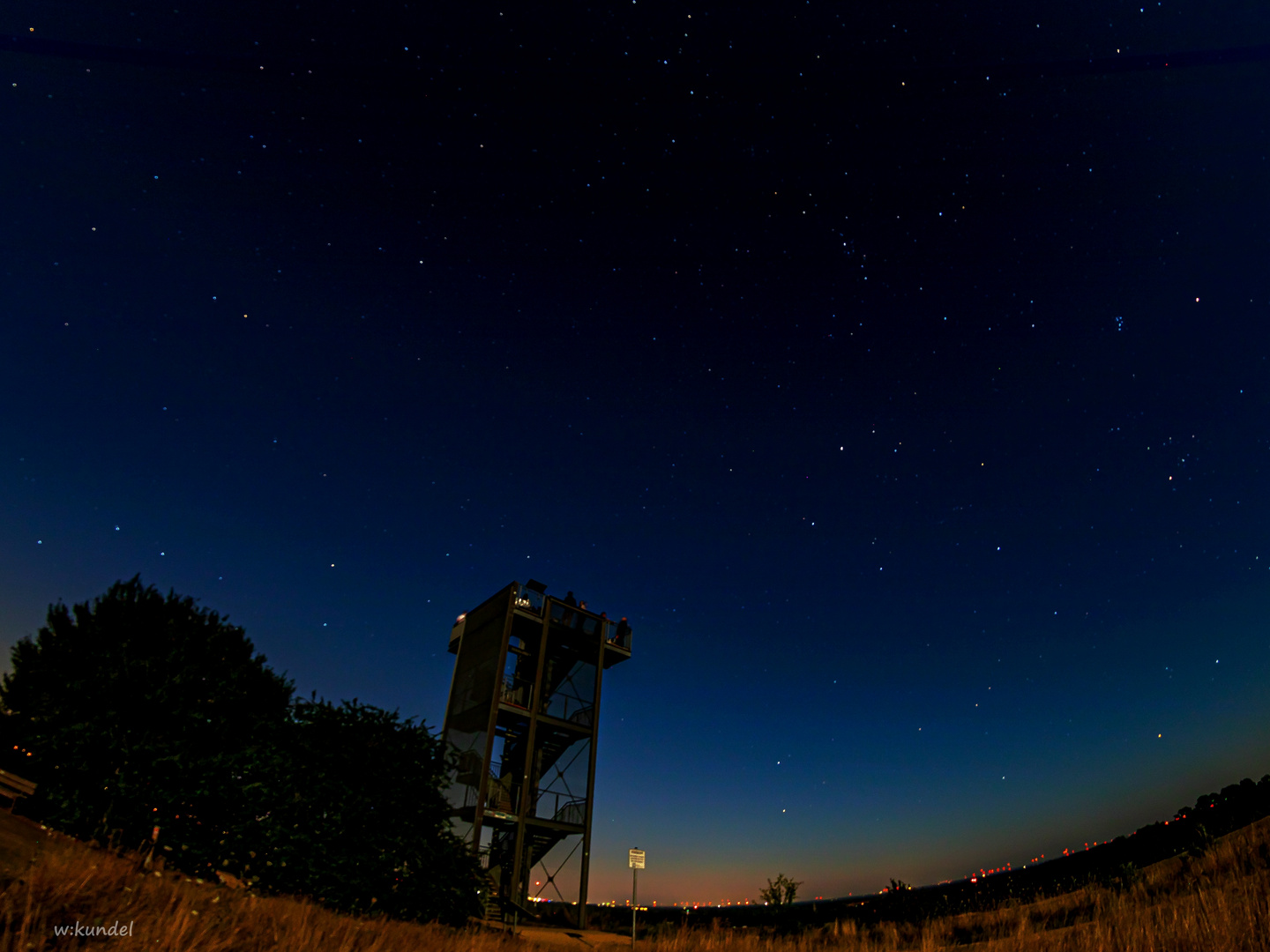 Eine Perseiden-Nacht am Hohen Berg