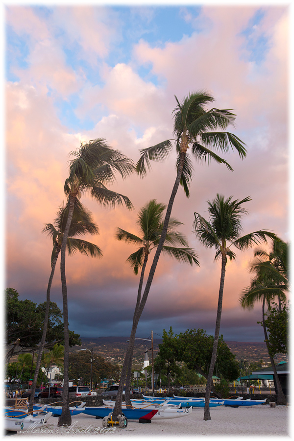 Eine Postkarte aus Kailua - Kona