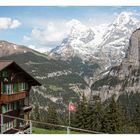 Eine Postkarte aus Mürren