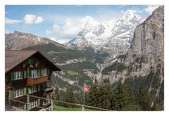 Eine Postkarte aus Mürren