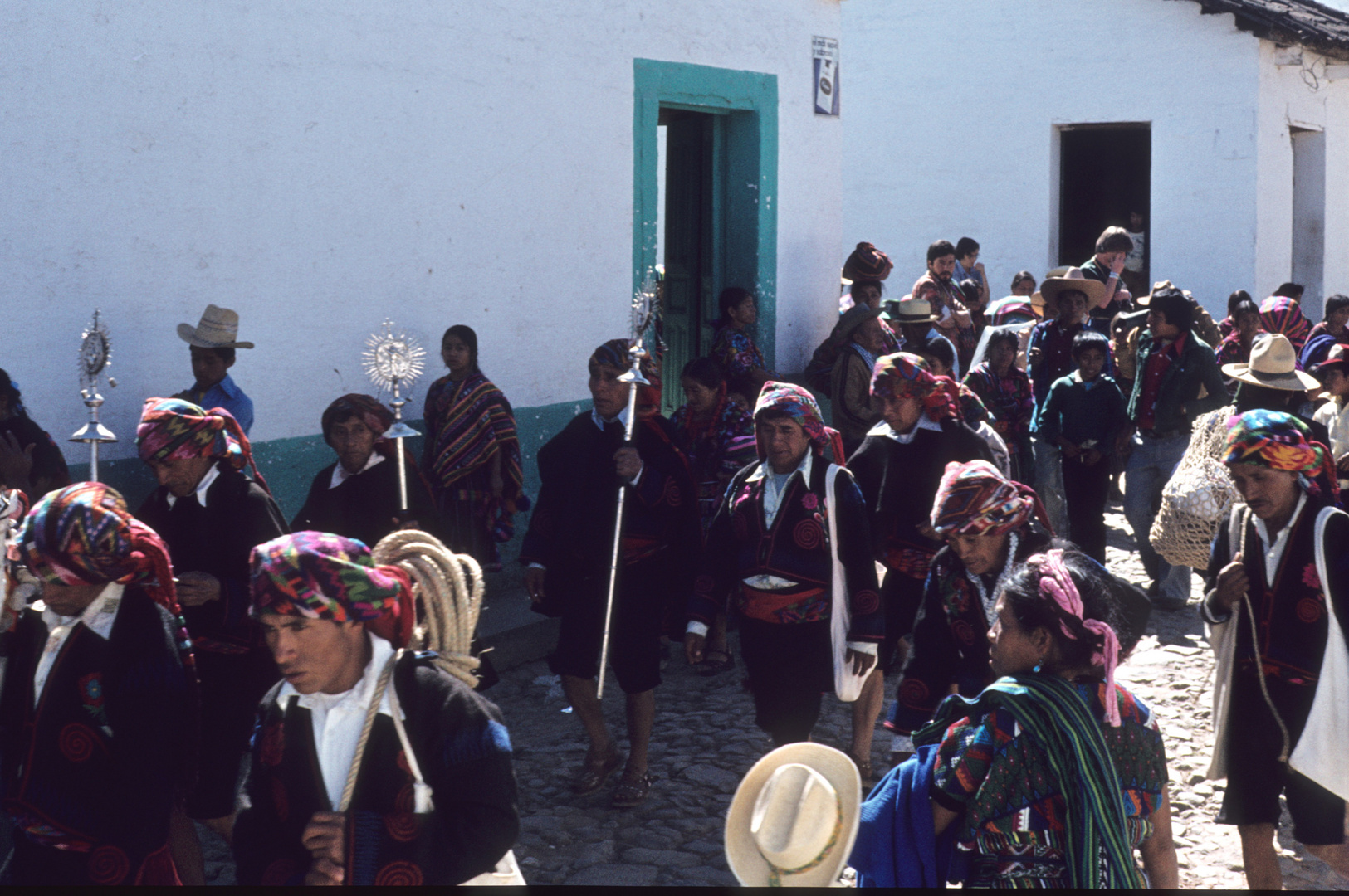 Eine Prozession in Chichicastenango