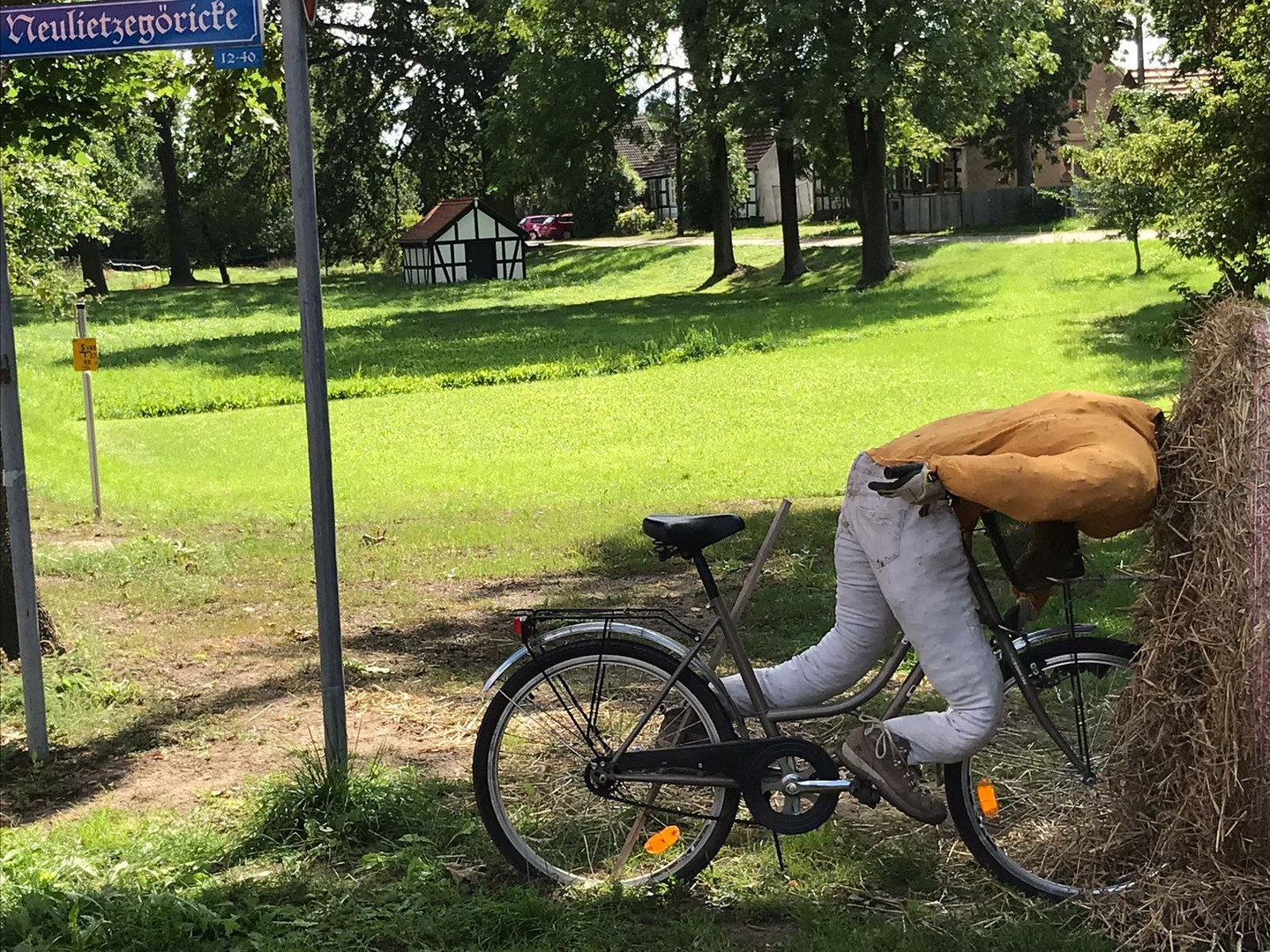 // Eine Redewendung aus der Kolonialzeit // Kopf in den Sand stecken //