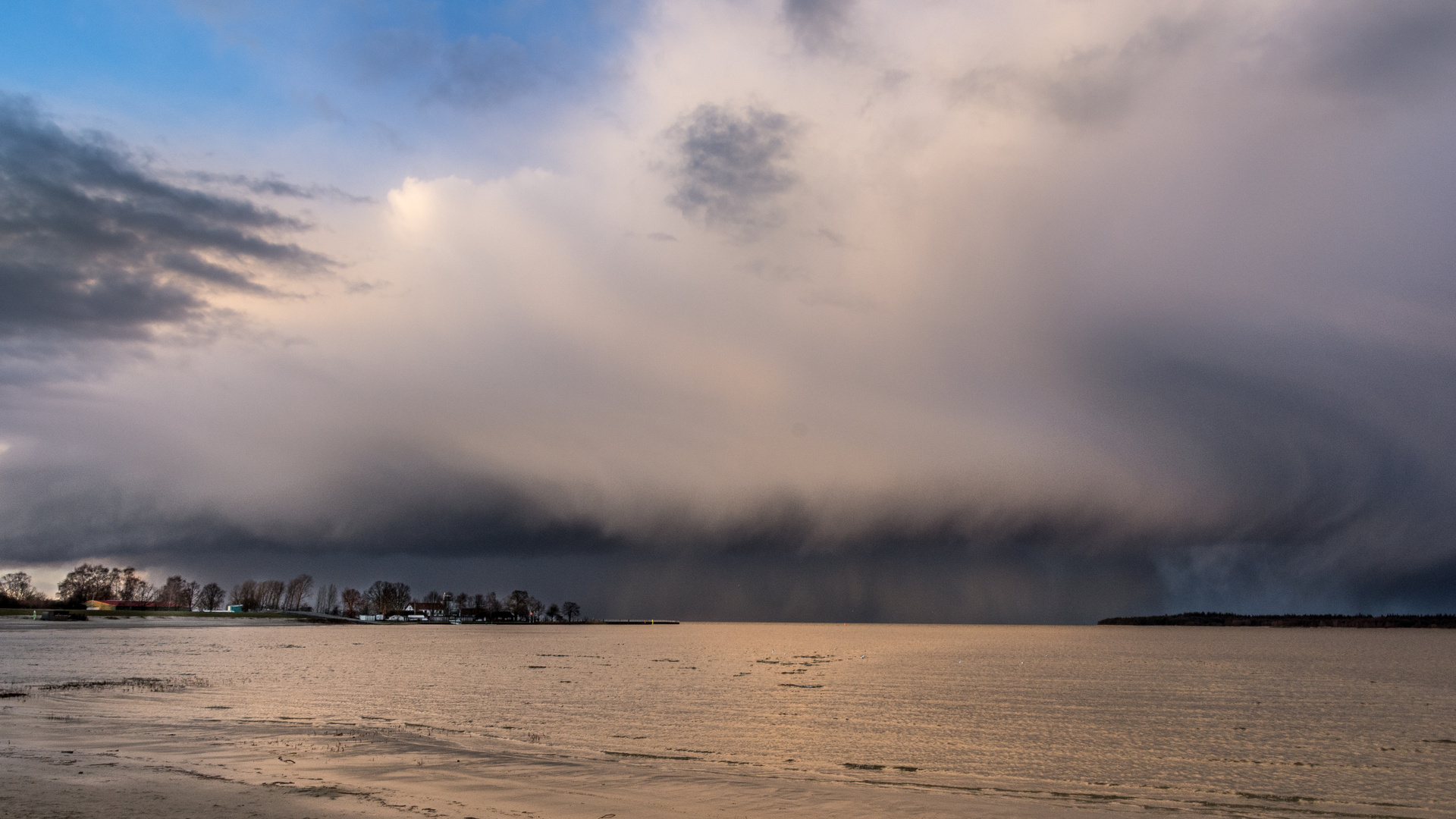 Eine Regenfront