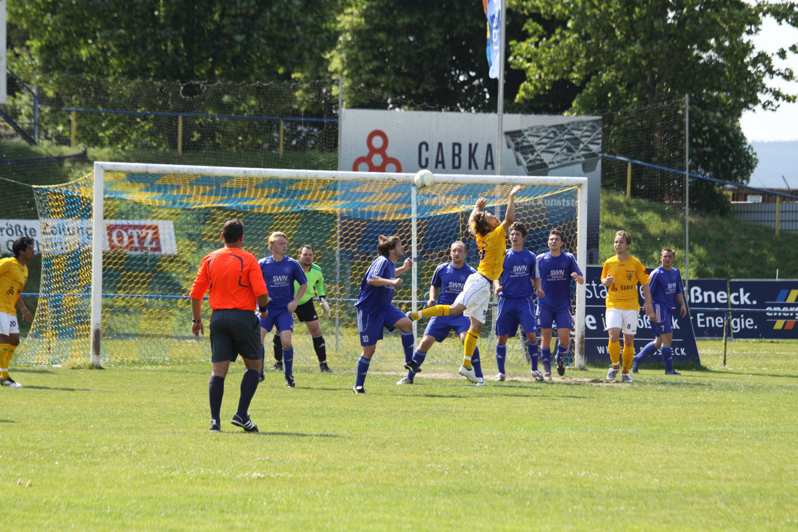 Eine Reminiszenz an die Zeiten, als ich noch Fußball fotografierte