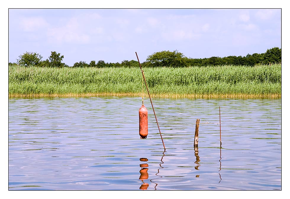 Eine Reuse im Ostenmeer