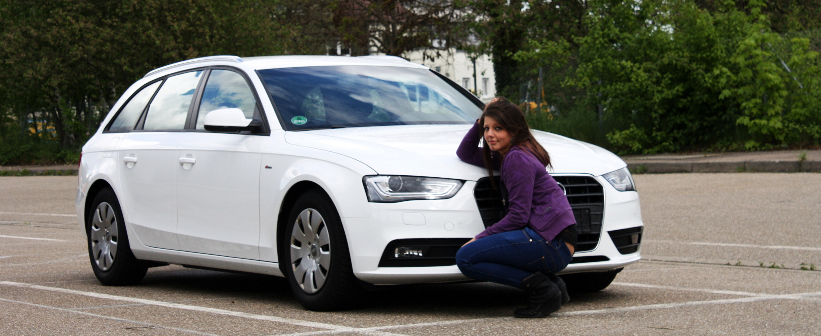 Eine richtige Frau braucht 5 Ringe: einen Ehering und einen Audi!&#9829;