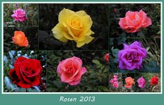 Eine Rosen Collage