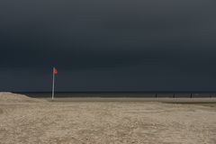 Eine rote Flagge ...