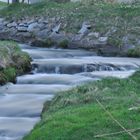 Eine ruhige Fischtreppe am Abend