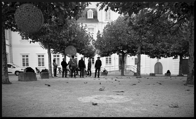 Eine ruhige Kugel schieben