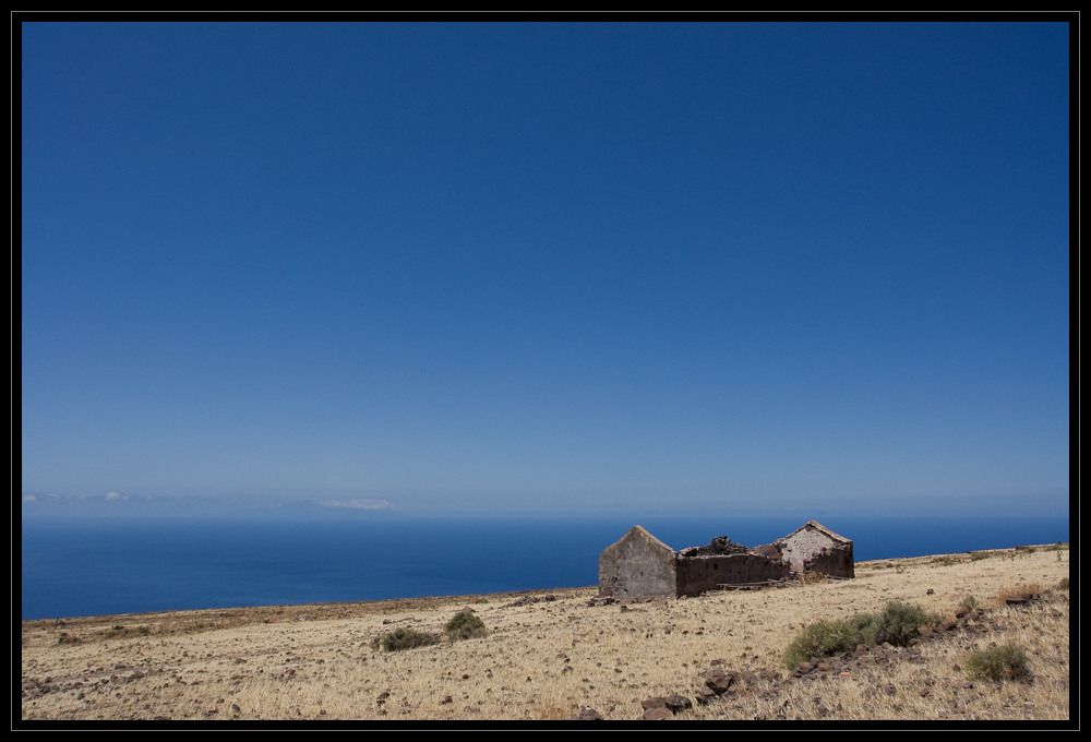 Eine Ruine auf Gomera