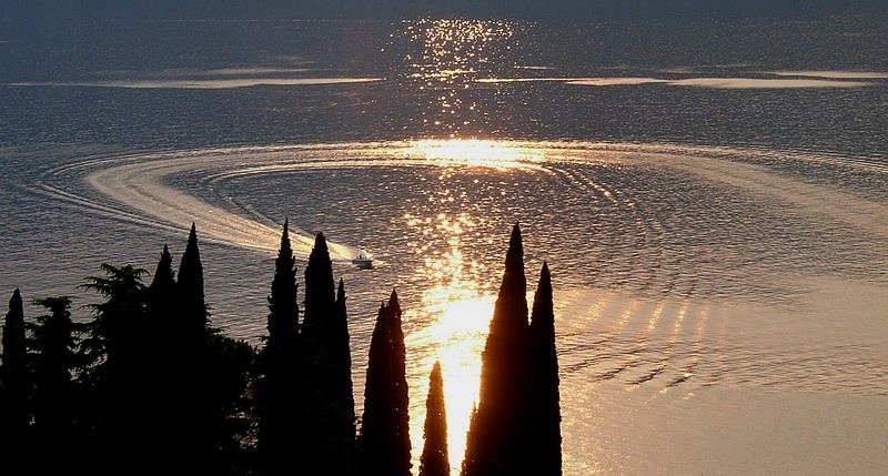 Eine Runde auf dem Gardasee