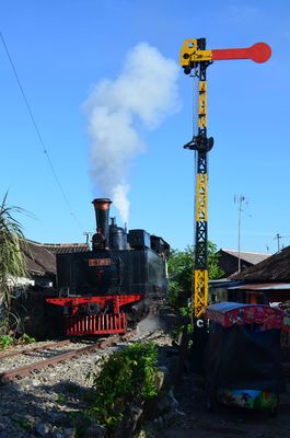 Eine Sächsin fährt als Straßenbahn auf Java 