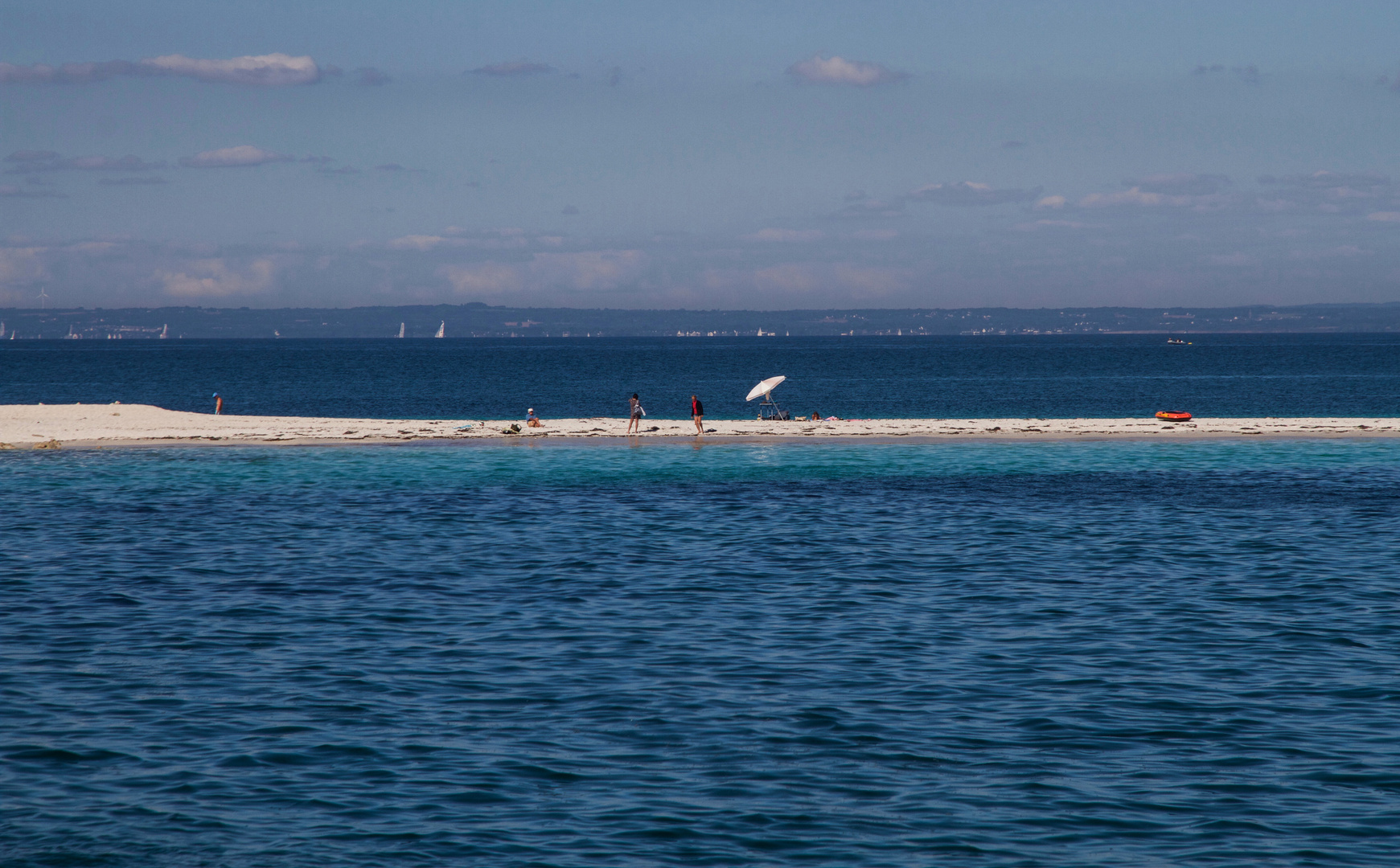 Eine Sandbank ....