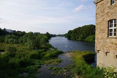 Eine Sandbank mitten in der Stadt