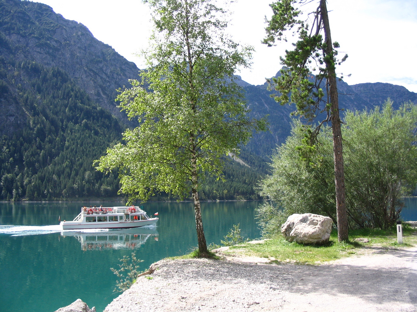 Eine Schiffahrt auf dem Plansee