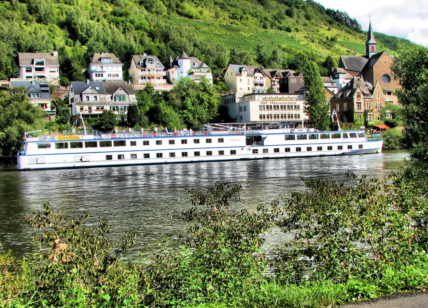 Eine Schiffahrt auf der Mosel