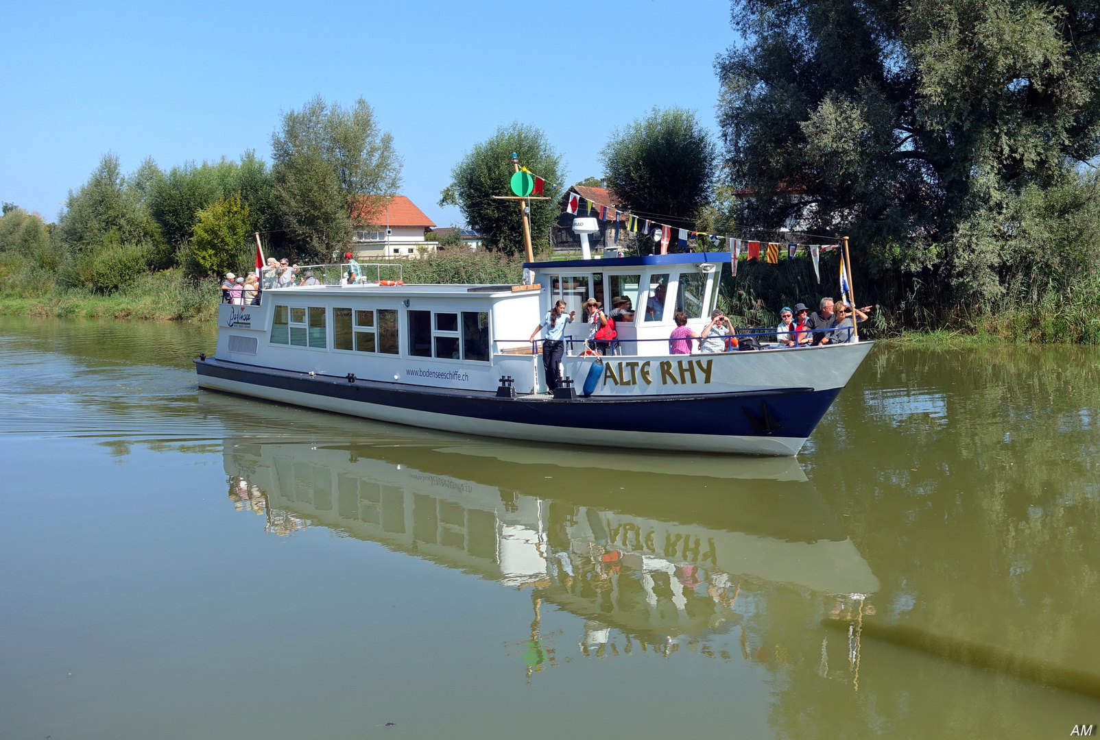 Eine Schiffstour von Rorschach in den Alten Rhein...