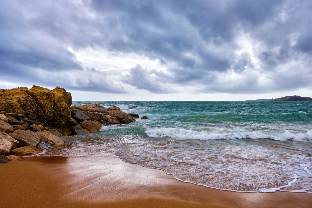 Eine Schlechtwetterfront zieht vorbei