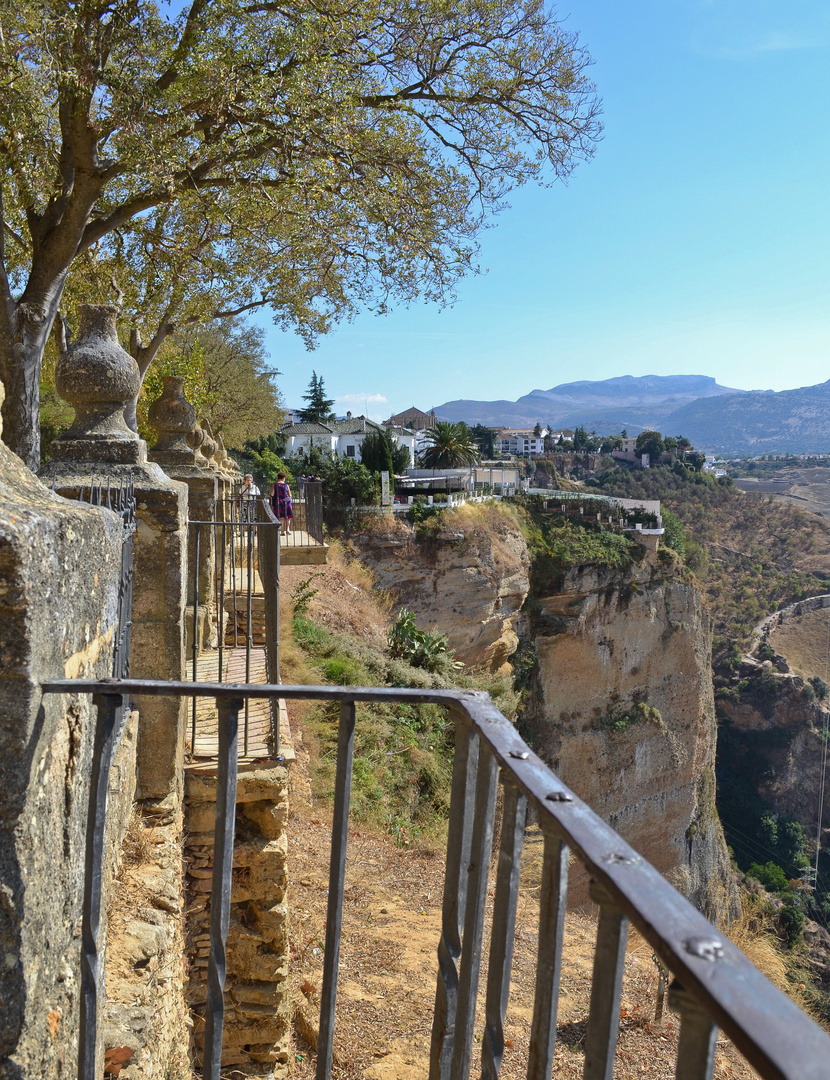 Eine Schlucht in Ronda