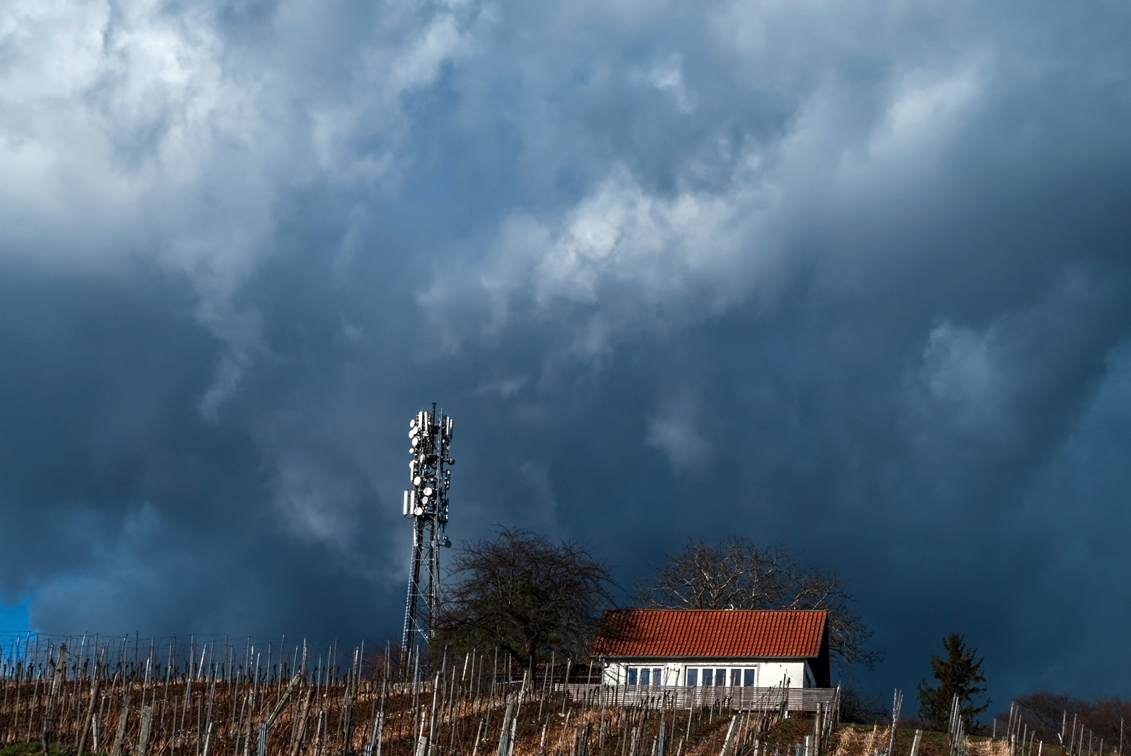 Eine Schneefront naht