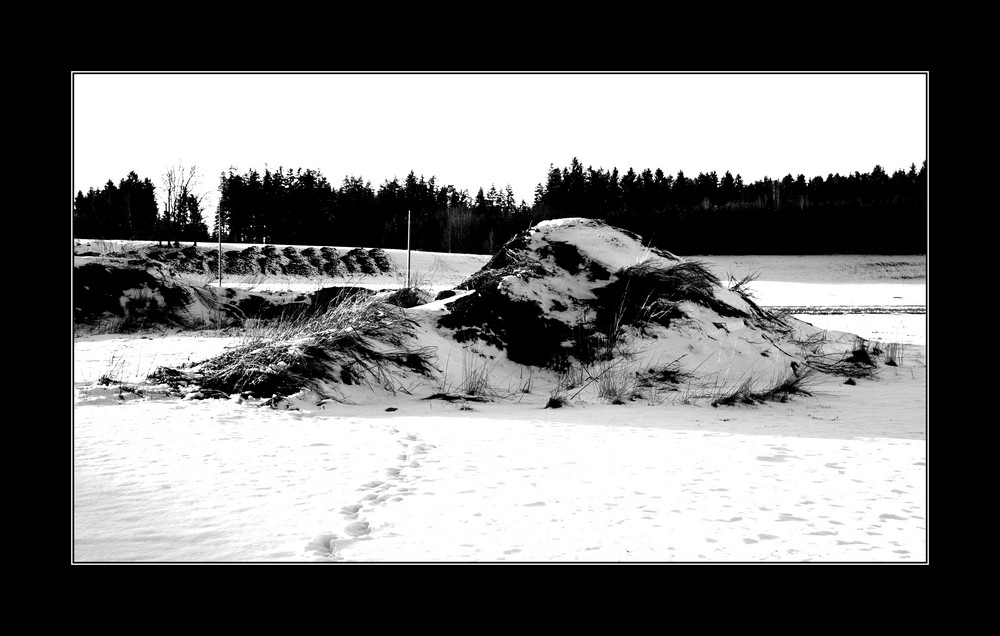 Eine Schneelandschaft...