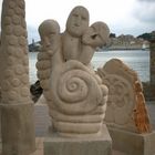 Eine schöne Skulptur ebenfalls direkt an der Bucht von Porto Soller auf Mallorca