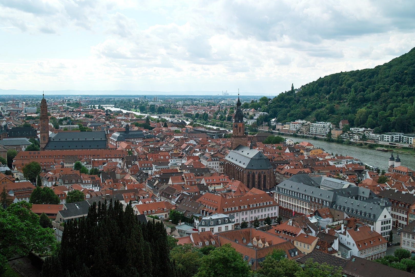 eine schöne Stadt am Neckar