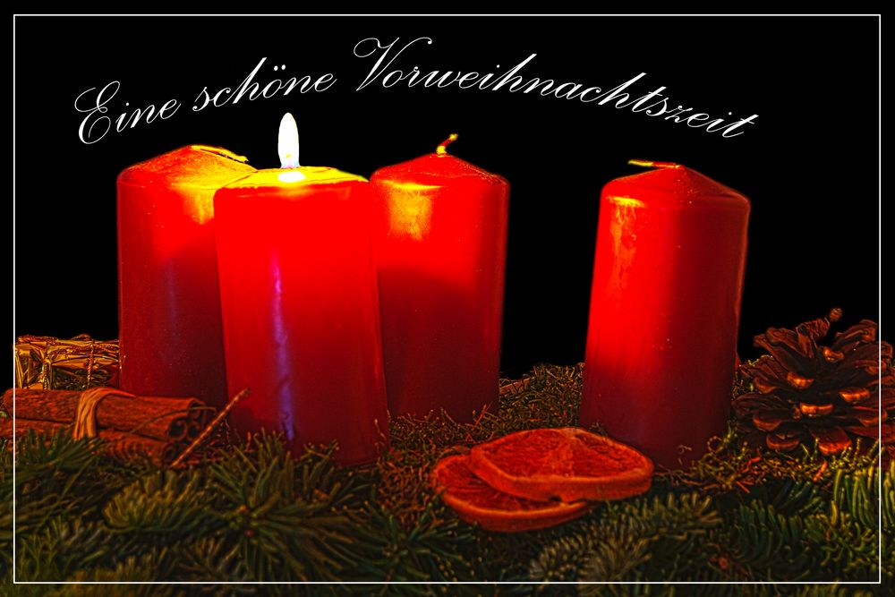 Eine schöne Vorweihnachtszeit Foto & Bild stillleben, arrangierte