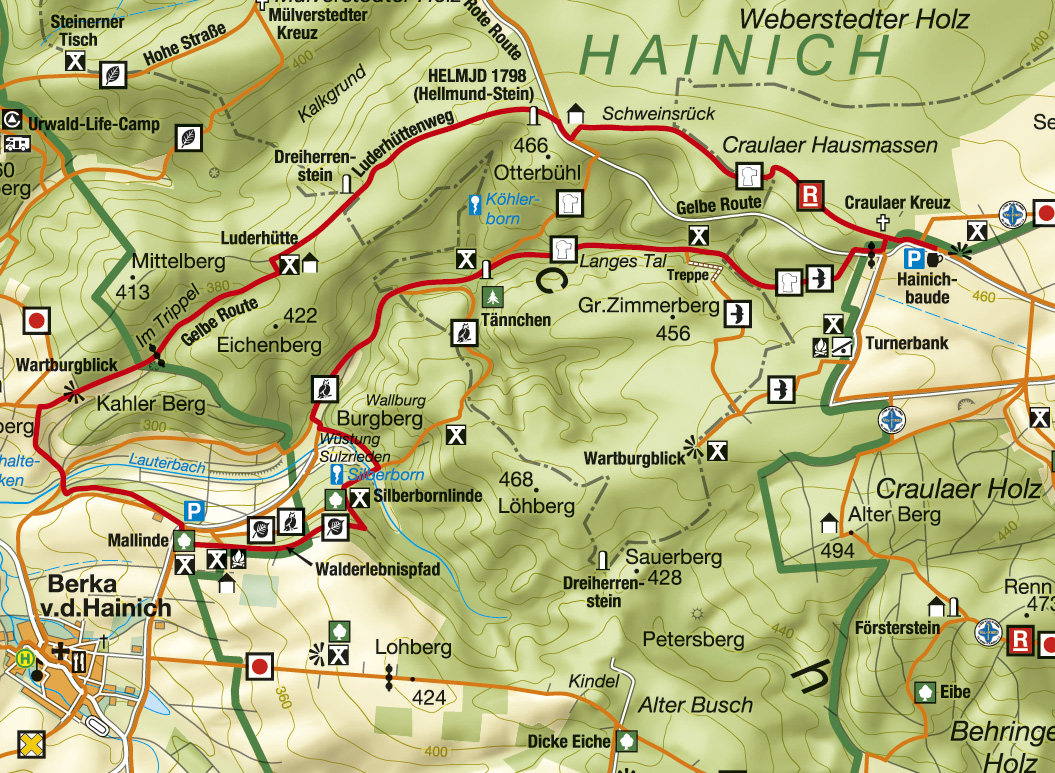 Eine schöne Wandertour im Hainich zum 1. Mai