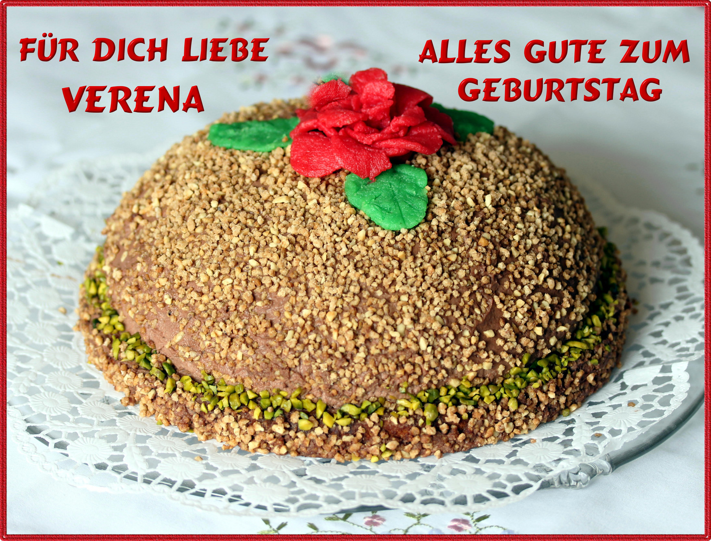 Eine Schokisahnetorte für Verena