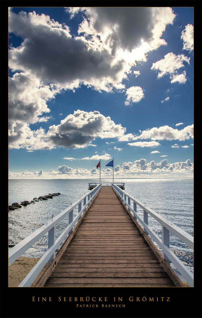 Eine Seebrücke in Grömitz