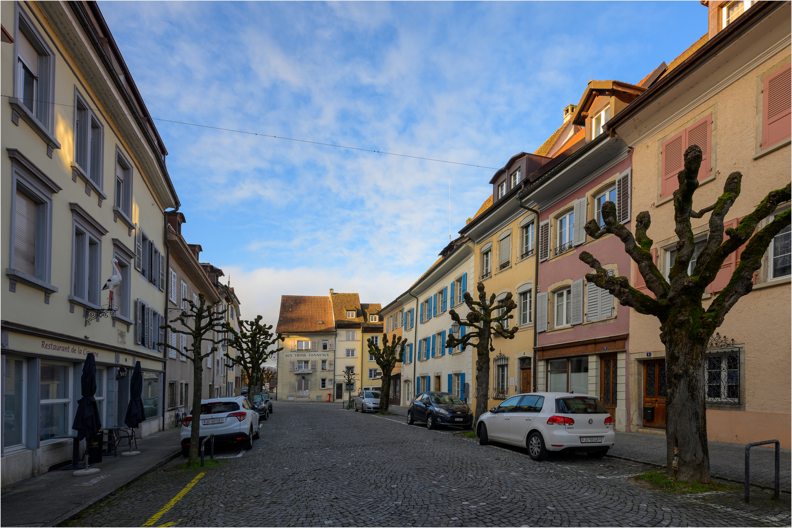 Eine Seitengasse in Porrentruy