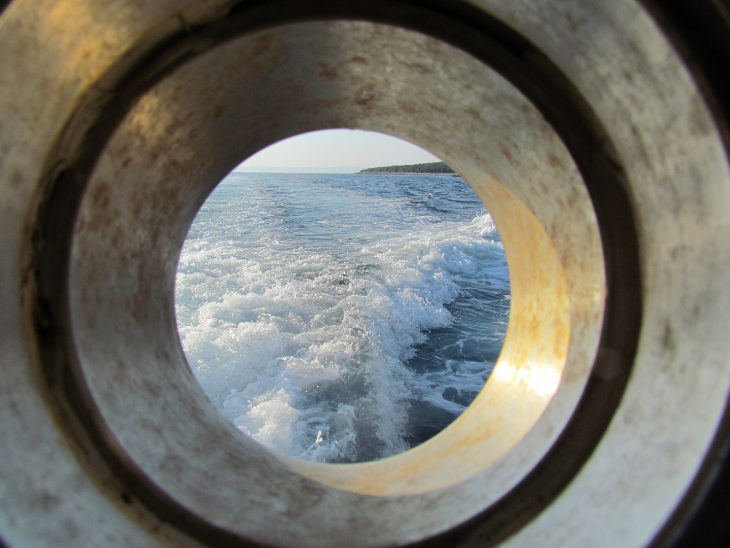 Eine Sekundenentscheidung auf dem Boot