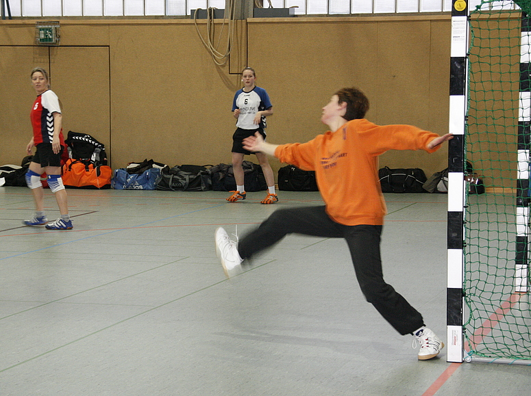 eine sichere Bank - Claudia Gebauer  (Abteilungsleiterin Handball)