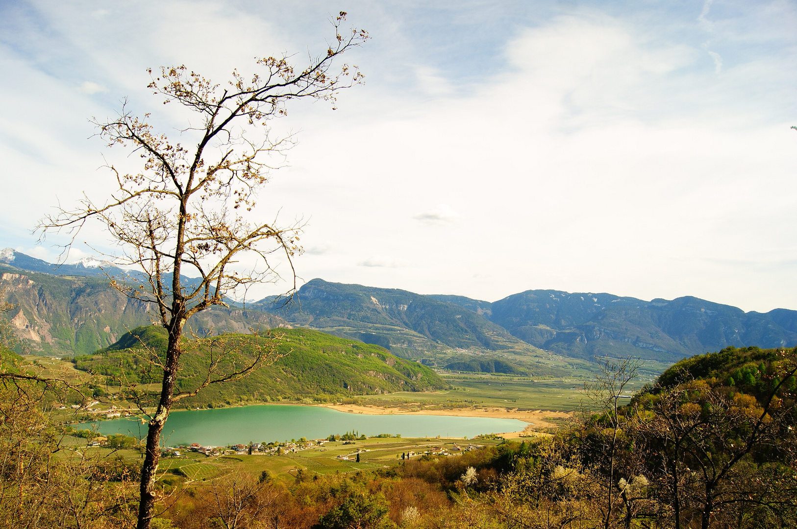 Eine sicht auf den KaltererSee