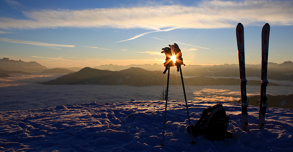 Eine Skitour auf dem Hochkeil