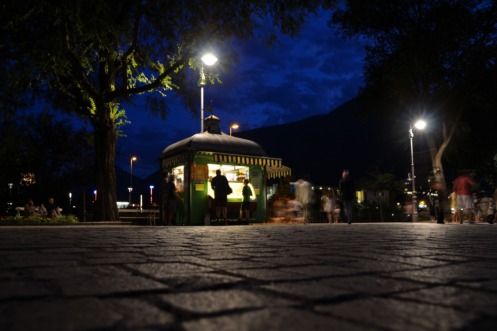 Eine Sommernacht in Meran