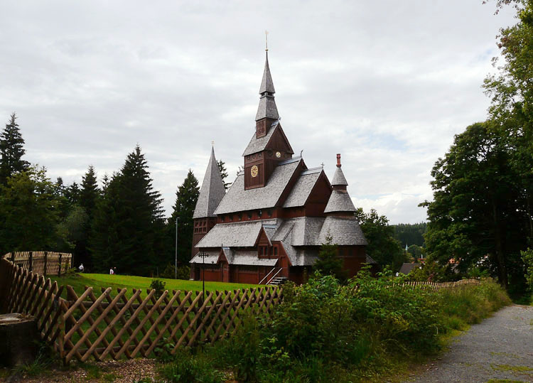 Eine Stabkirche im Harz......