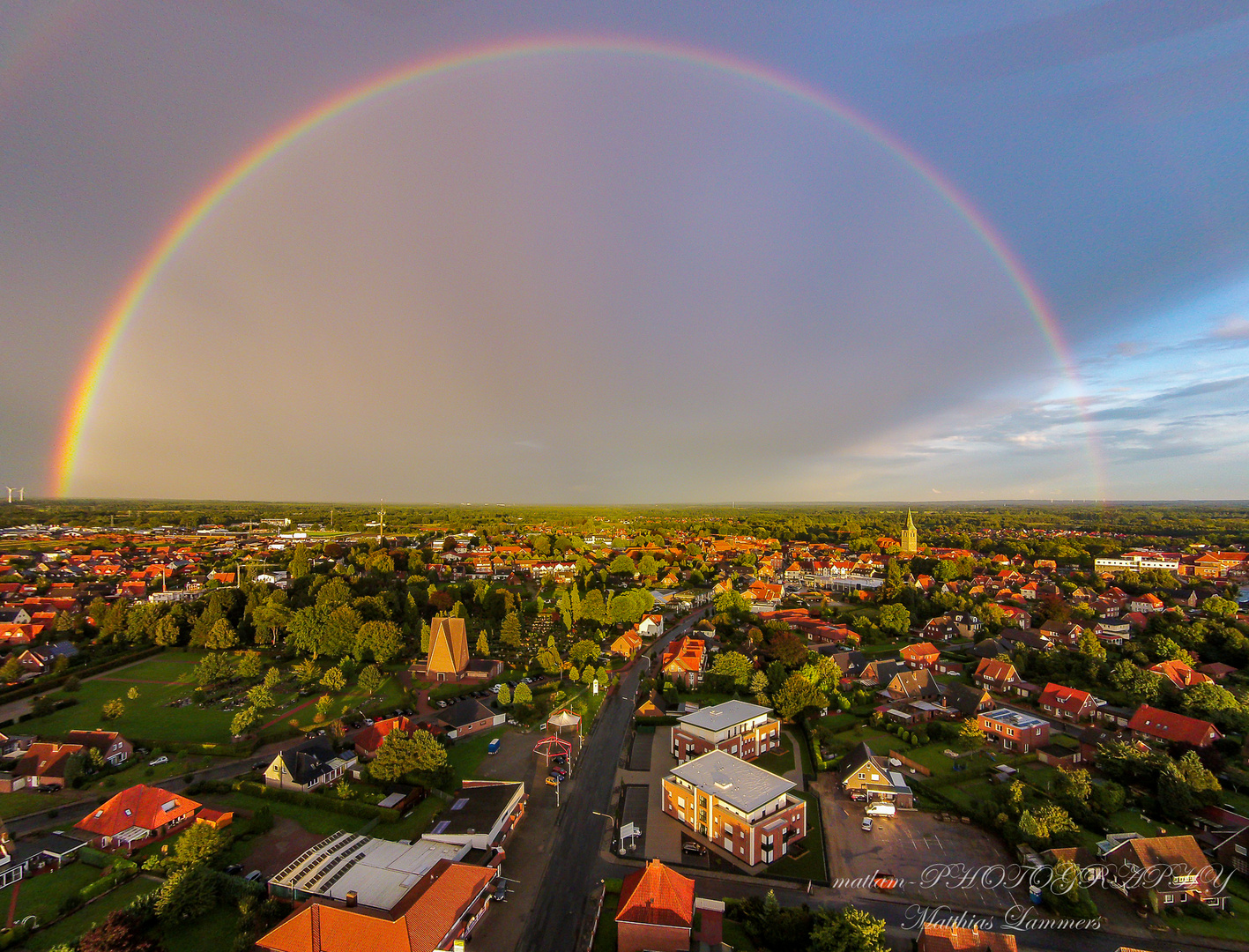 Eine Stadt im Glanz der Farben