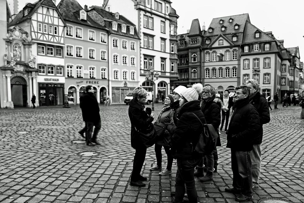 Eine Stadtführung im Januar ...