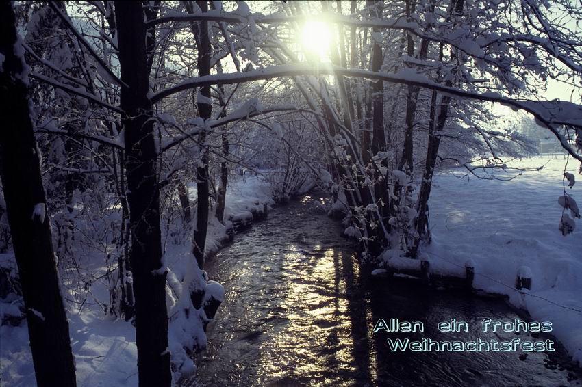 Eine stille, besinnliche und schöne Weihnachtszeit...