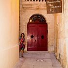 Eine stille Gasse in Mdina.