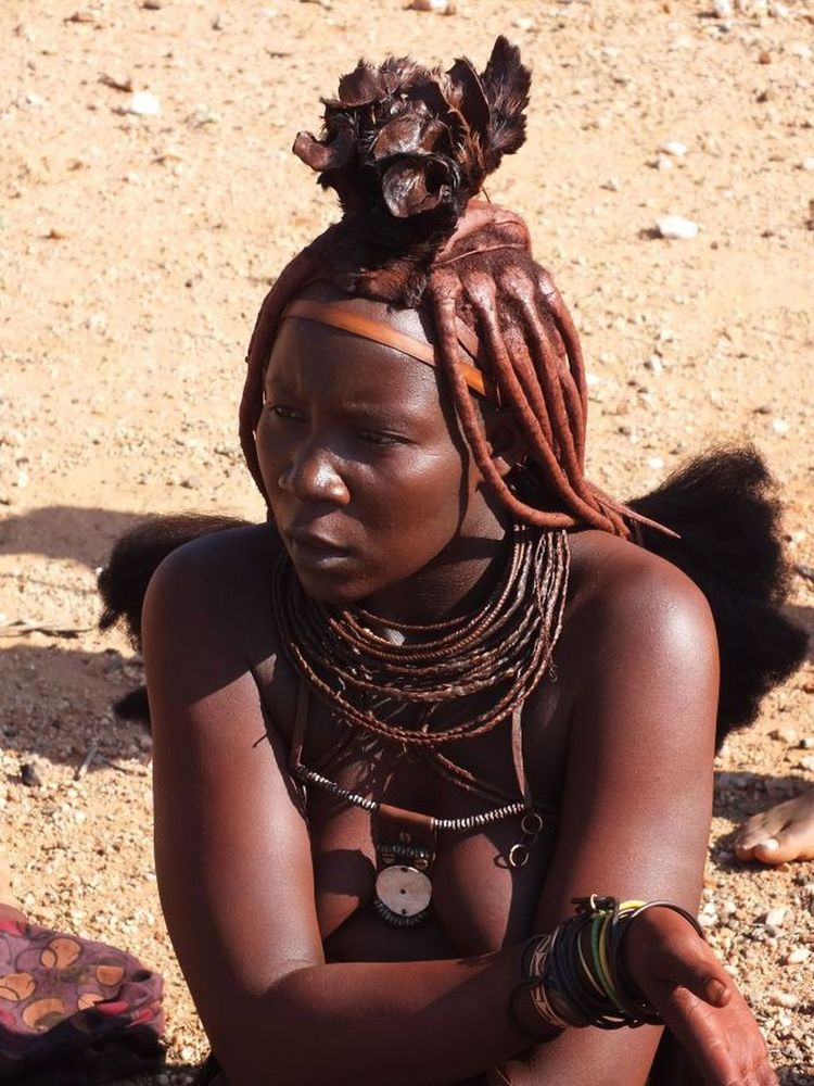 Eine stolze Himbafrau
