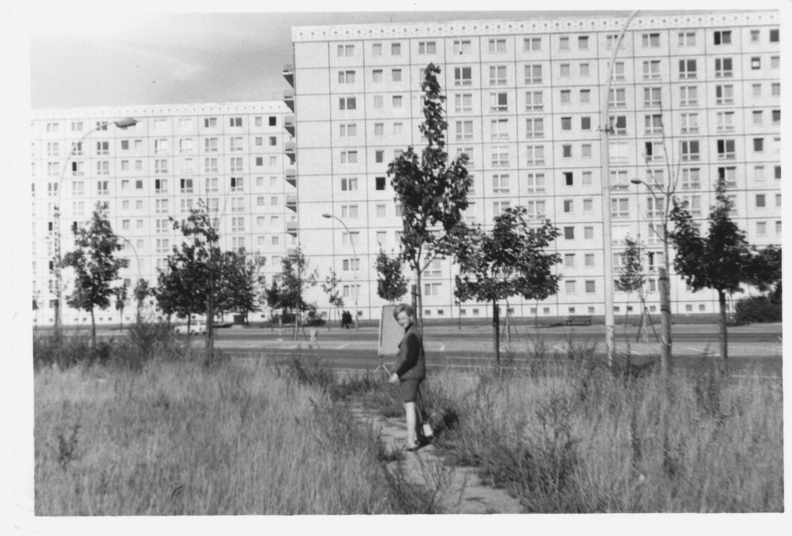 Eine Straße im Osten Berlins