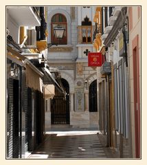 eine Straße in Ayamonte 