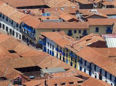 Eine Strasse in Cusco